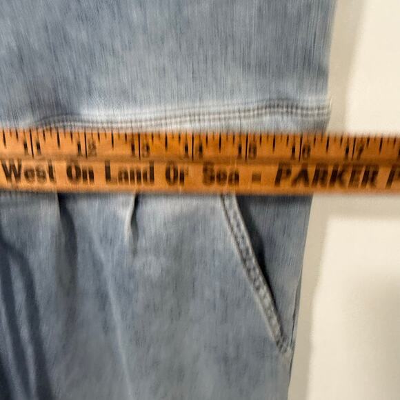 Joe's Jeans The Marnie French Terry Denim Jumpsuit Blue XS Cotton Tank Straight - Picture 11 of 11